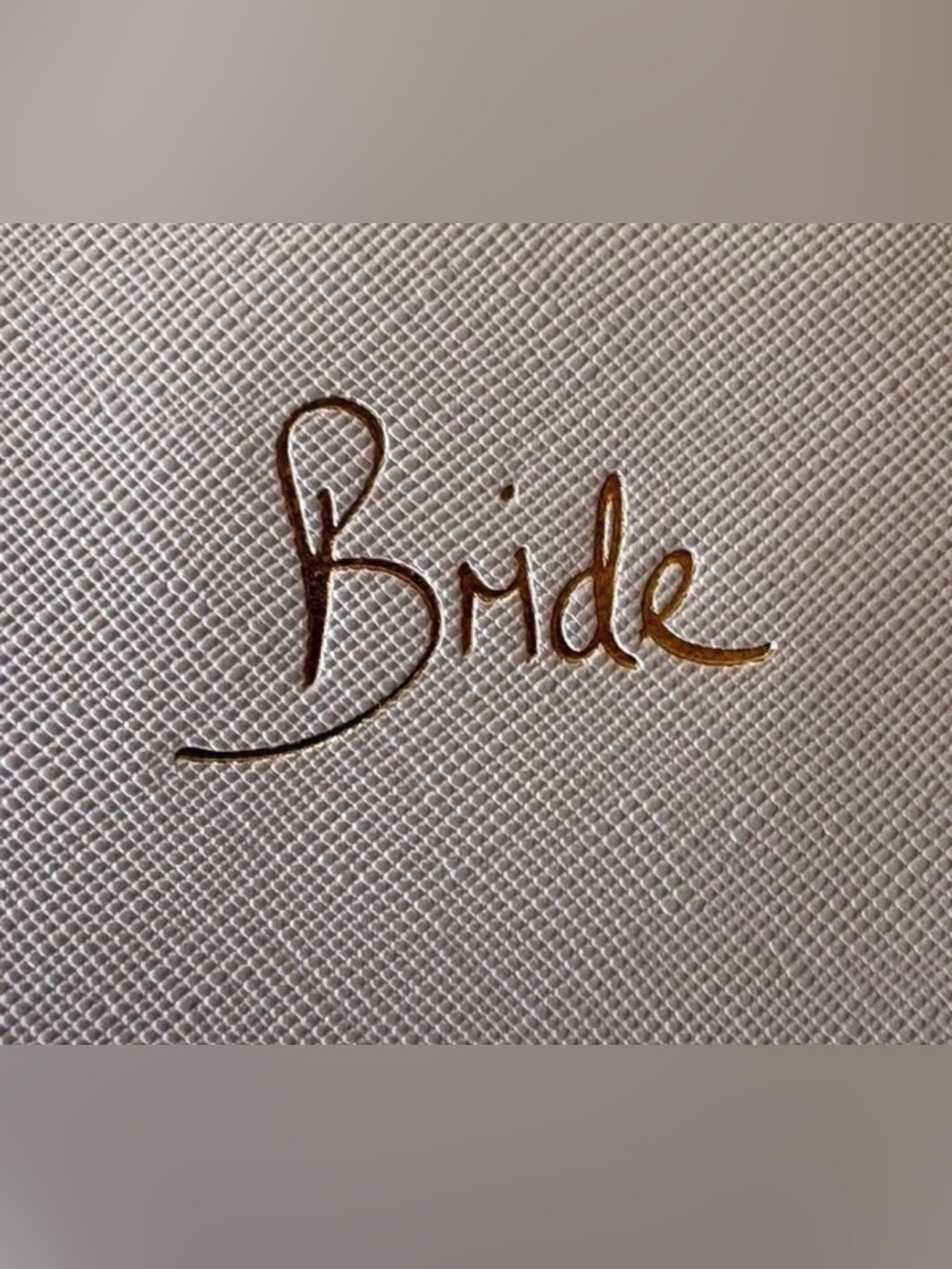 Katie Loxton Bride Perfect Pouch Clutch Pearlescent White Soft Pink Wedding Bag - Picture 2 of 3